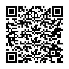 QR kód a telefonszámhoz +14012008747