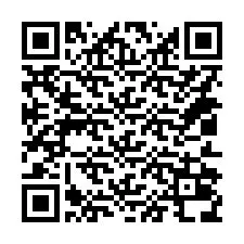 QR-koodi puhelinnumerolle +14012038001