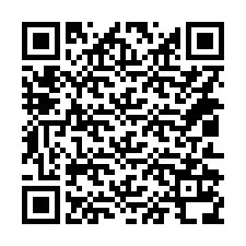 QR kód a telefonszámhoz +14012138151