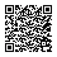 Código QR para número de teléfono +14012138719