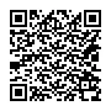 QR-код для номера телефона +14012138735