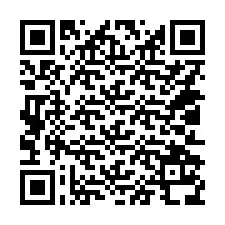 Código QR para número de teléfono +14012138738