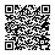 Código QR para número de teléfono +14012138743
