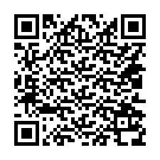 QR-код для номера телефона +14012138746