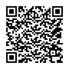 QR-code voor telefoonnummer +14012138749