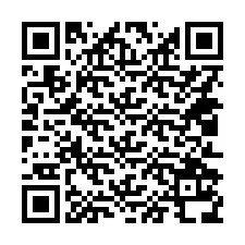 QR kód a telefonszámhoz +14012138762