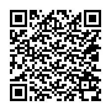 Código QR para número de teléfono +14012138768