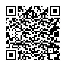 QR-код для номера телефона +14012138775