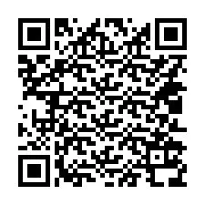 Código QR para número de teléfono +14012138972