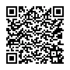 QR-koodi puhelinnumerolle +14012141508