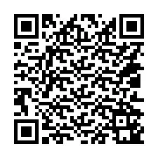 QR kód a telefonszámhoz +14012141658