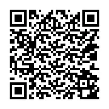 QR kód a telefonszámhoz +14012142708