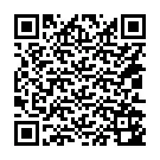 QR код за телефонен номер +14012142950