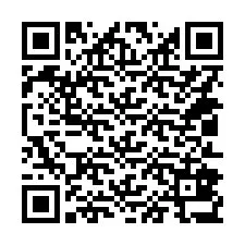 QR код за телефонен номер +14012837864