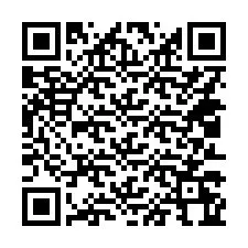 QR-koodi puhelinnumerolle +14013264172