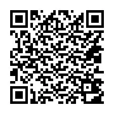 QR-code voor telefoonnummer +14013402647