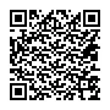 QR kód a telefonszámhoz +14013574147