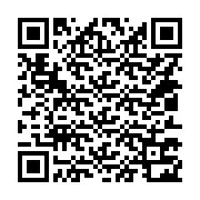 QR-code voor telefoonnummer +14013722044