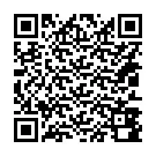 QR Code สำหรับหมายเลขโทรศัพท์ +14013880915