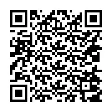 QR-код для номера телефона +14014007902