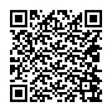 QR код за телефонен номер +14014067272