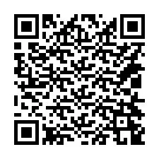 QR Code สำหรับหมายเลขโทรศัพท์ +14014249231