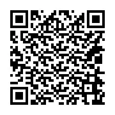 QR код за телефонен номер +14014666035