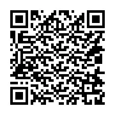 Código QR para número de teléfono +14014729204