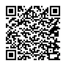 QR kód a telefonszámhoz +14014730223