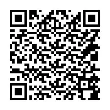 Codice QR per il numero di telefono +14015584061