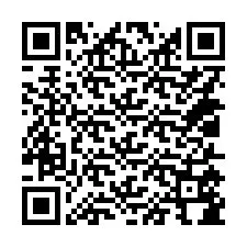Codice QR per il numero di telefono +14015584069