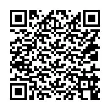 QR-koodi puhelinnumerolle +14015948408