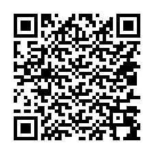 QR код за телефонен номер +14017094016