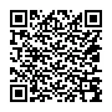 QR-koodi puhelinnumerolle +14017094028