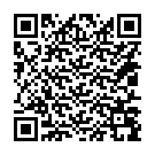 QR код за телефонен номер +14017099521