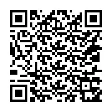 QR-Code für Telefonnummer +14017351408