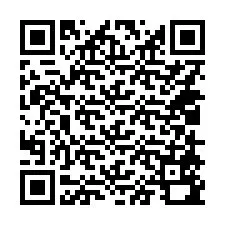 QR-koodi puhelinnumerolle +14018590876