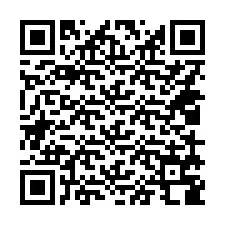 QR-koodi puhelinnumerolle +14019788492