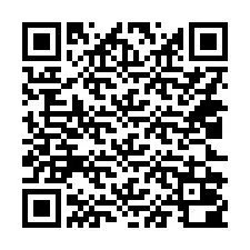 QR Code สำหรับหมายเลขโทรศัพท์ +14022000006