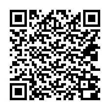 QR-код для номера телефона +14022000013