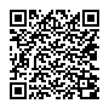 QR-code voor telefoonnummer +14022000016