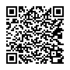 QR код за телефонен номер +14022000023