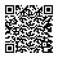 Código QR para número de teléfono +14022000032