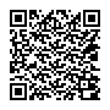 QR код за телефонен номер +14022000048