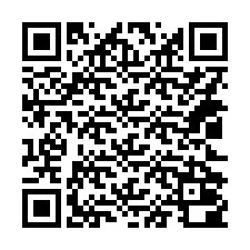 QR Code สำหรับหมายเลขโทรศัพท์ +14022000215