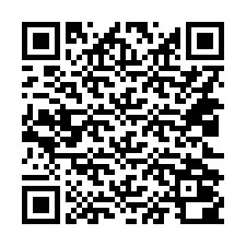 QR код за телефонен номер +14022000313