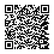 QR-koodi puhelinnumerolle +14022001378