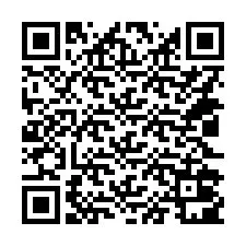 QR-код для номера телефона +14022001864