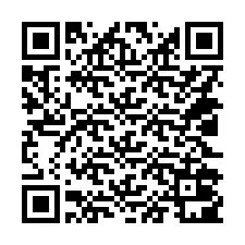 Kode QR untuk nomor Telepon +14022001868