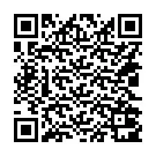 QR-koodi puhelinnumerolle +14022001964